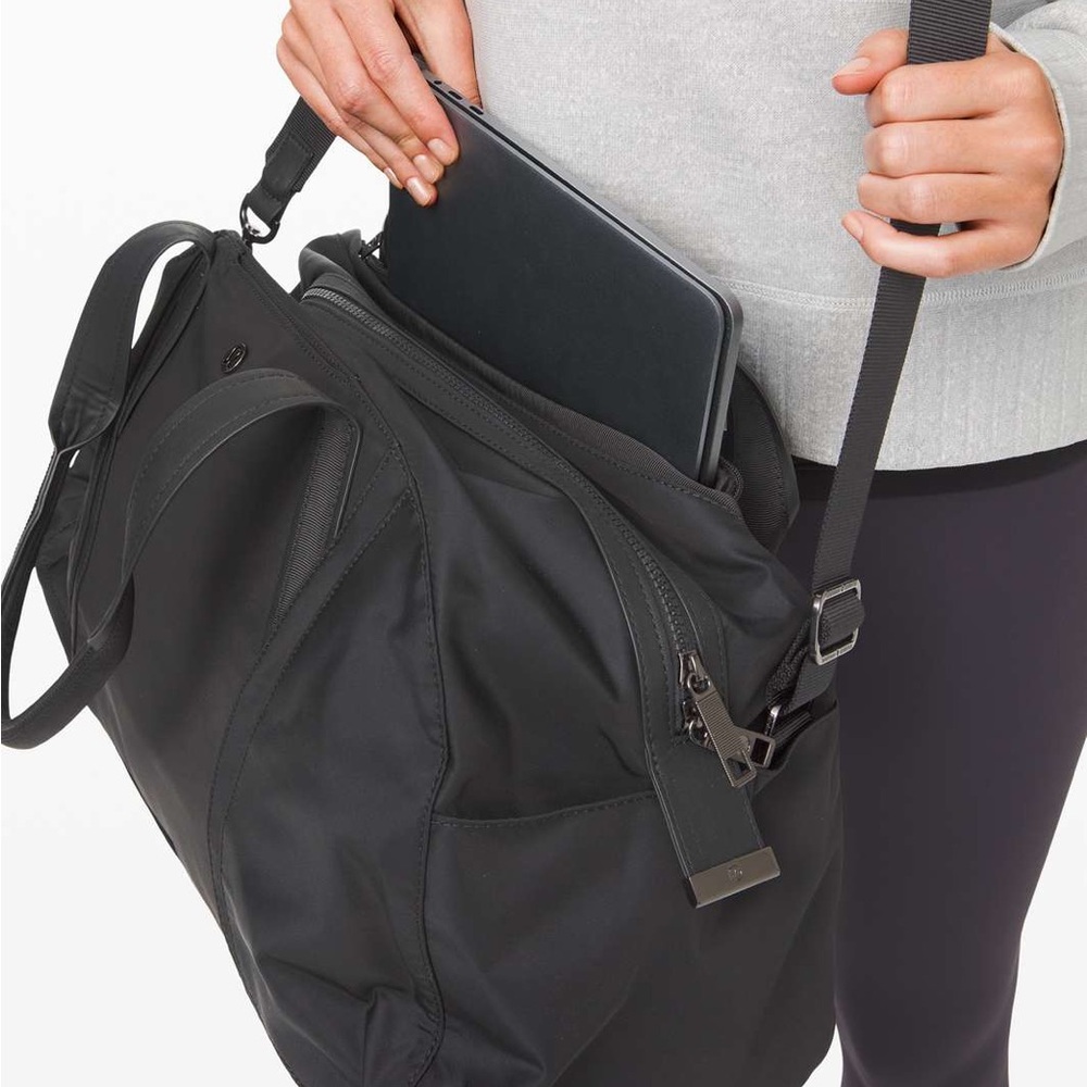 Lululemon Black Duffel Bag